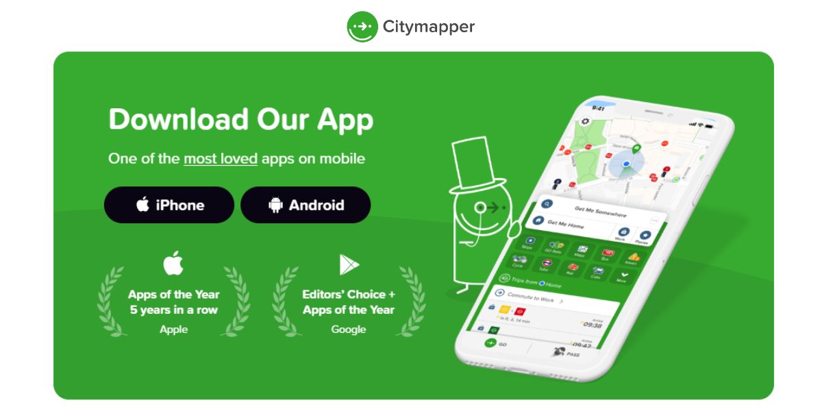 Citymapper Application