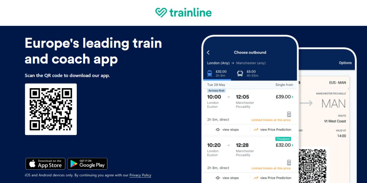 Trainline Application