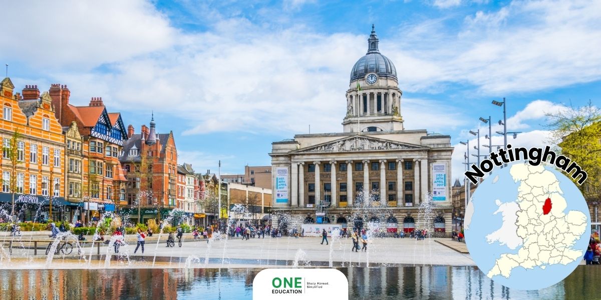Nottingham - รวม 7 เมืองเล็กน่าเรียนในประเทศอังกฤษ
