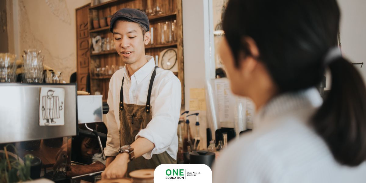 5 เหตุผลเรียนภาษาที่ออสเตรเลียดียังไง - 4. ทำงาน Part-time