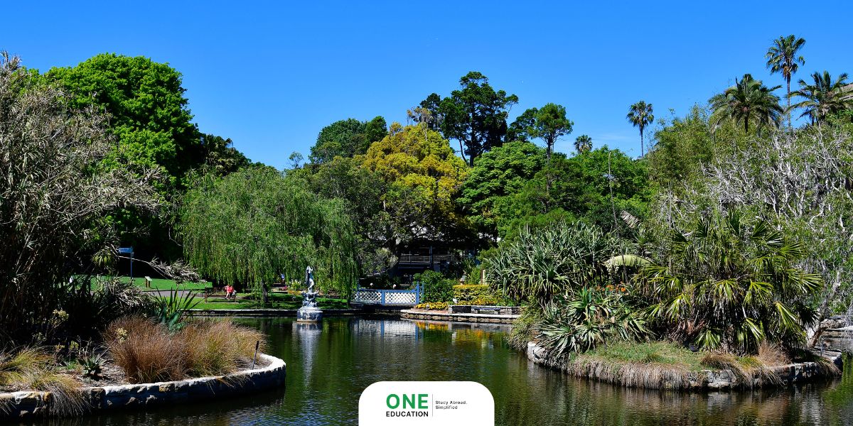 พักผ่อนใน Royal Botanic Garden Sydney