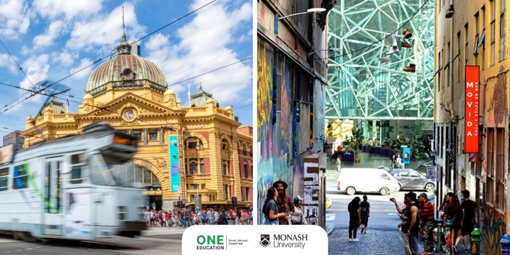 Melbourne City and Street - Monash University