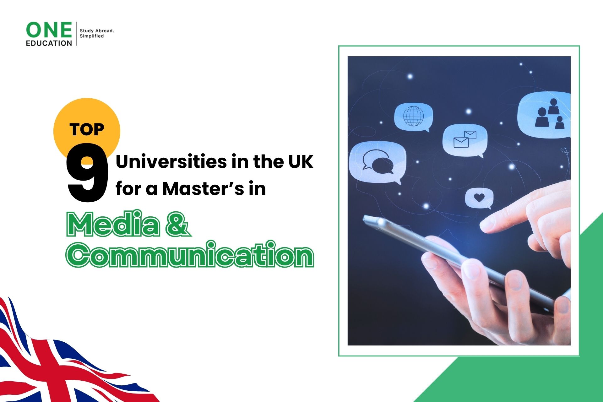 Recommended 9 UK University for Communication