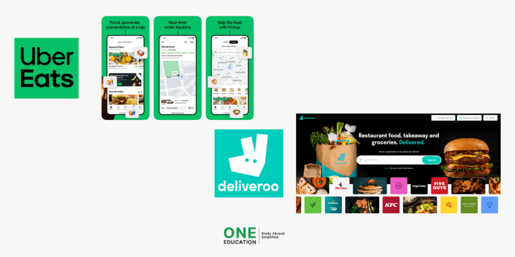 Uber Eats and Deliveroo - Must-Have Apps for Students in the UK! Download Before You Fly