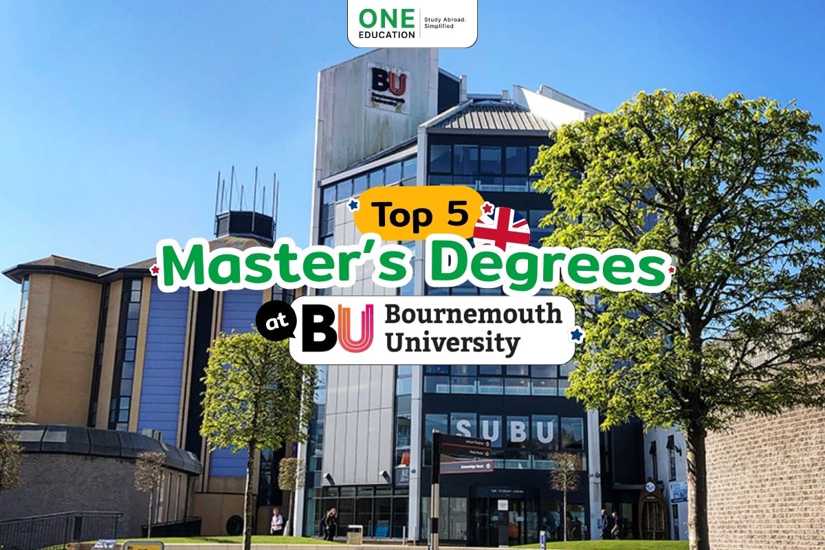 Top 5 Master’s Degrees at Bournemouth  University